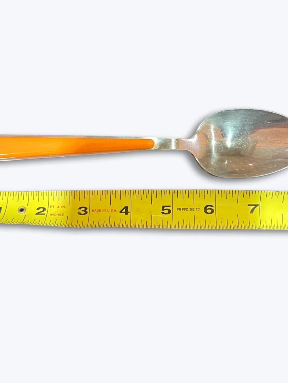 Fiesta Merengue Tangerine Orange Place Soup Spoons 8